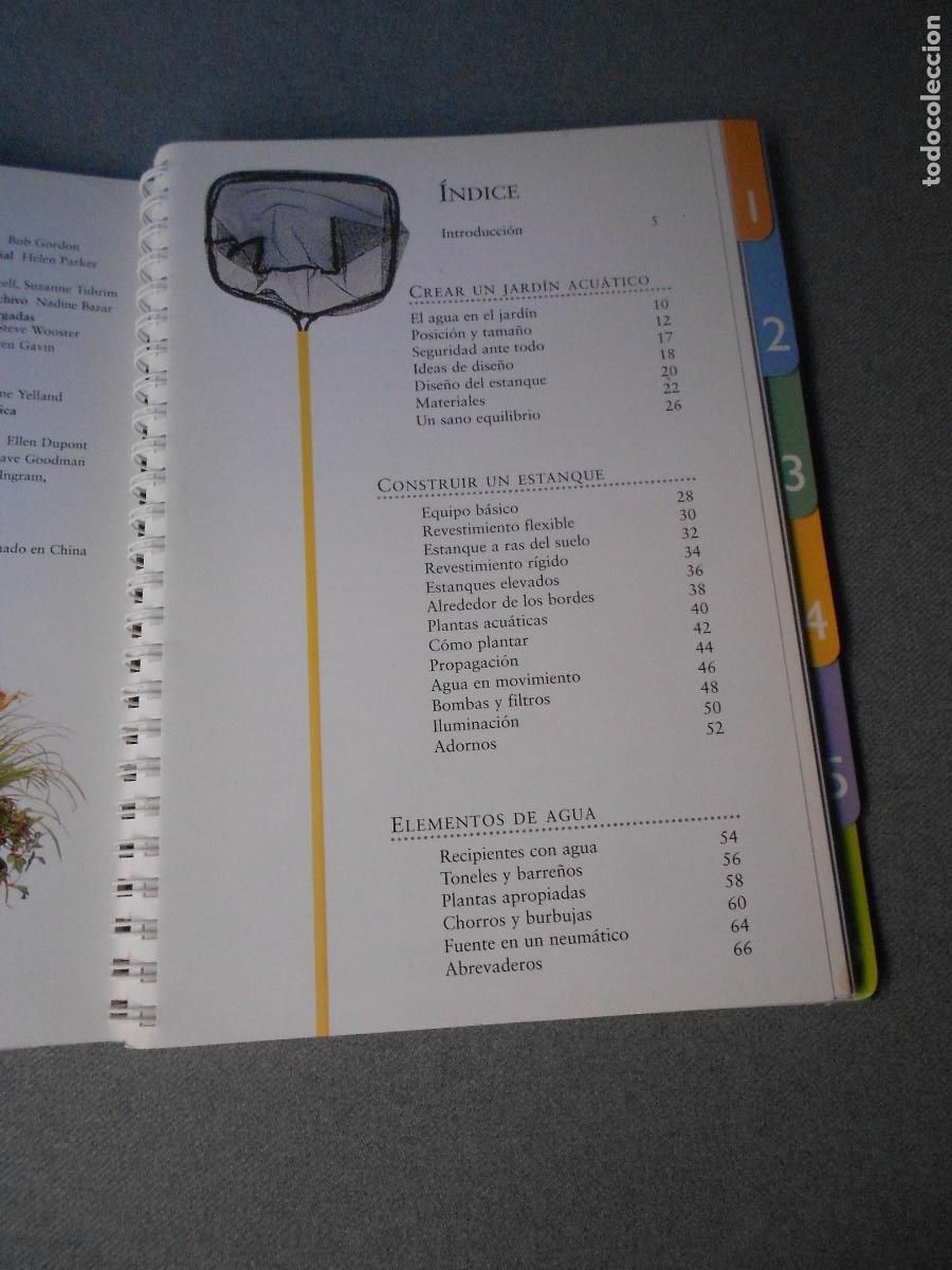 Libros de segunda mano: JARDINES CON FUENTES Y PEQUE&Ntilde;OS ESTANQUES - Foto 3