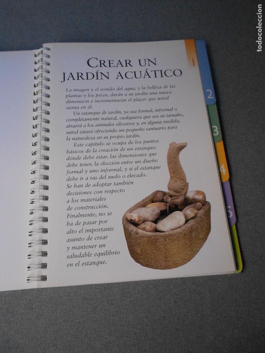 Libros de segunda mano: JARDINES CON FUENTES Y PEQUE&Ntilde;OS ESTANQUES - Foto 6