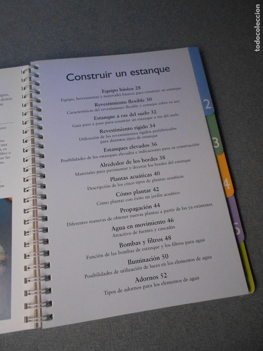 Libros de segunda mano: JARDINES CON FUENTES Y PEQUE&Ntilde;OS ESTANQUES - Foto 8