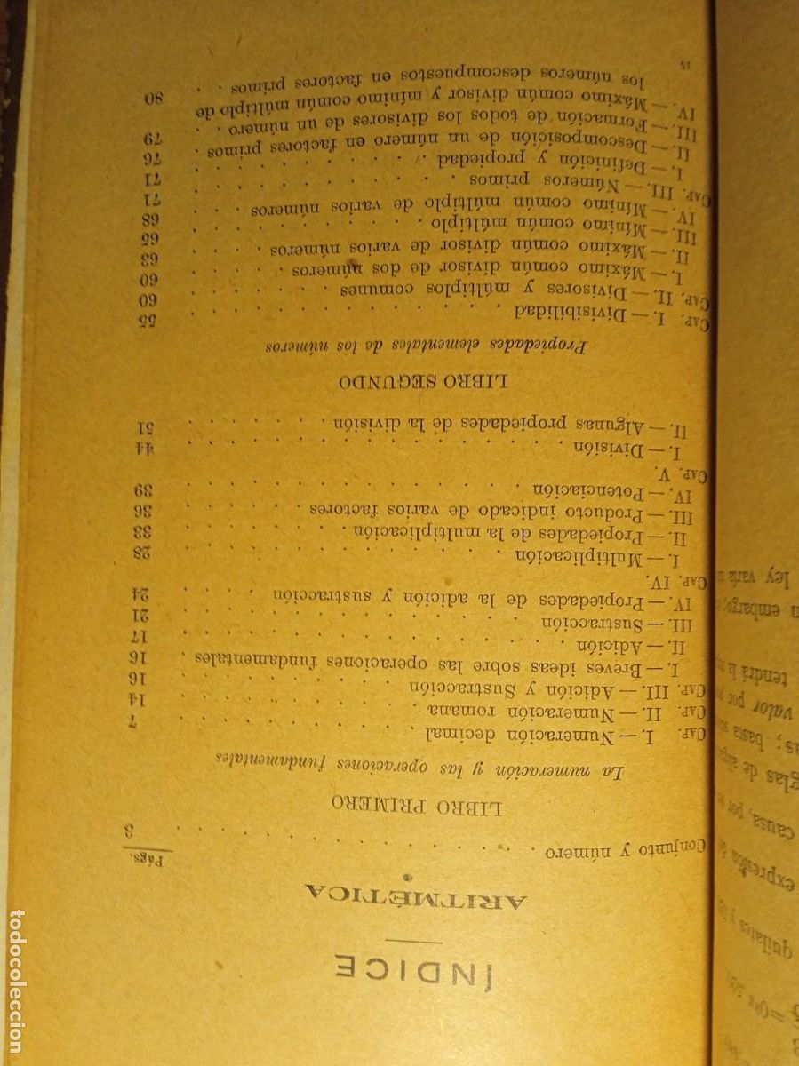 Libros de segunda mano de ciencias: Elementos de aritm&eacute;tica Amos Sabr&aacute;s 1928 - Foto 5