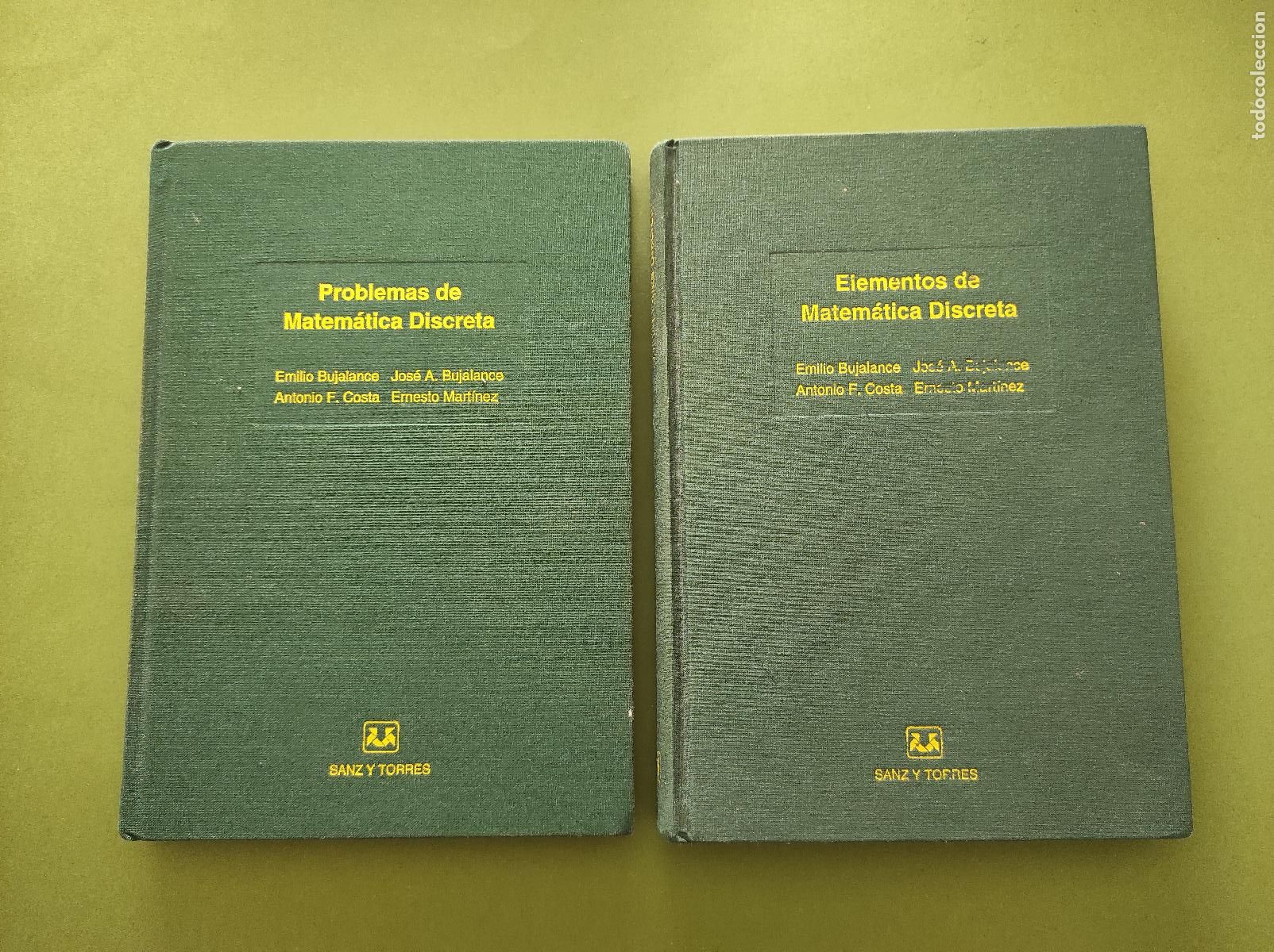 Libros de segunda mano de ciencias: PROBLEMAS DE MATEM&Aacute;TICA DISCRETA - Emilio Bujalance - Foto 3