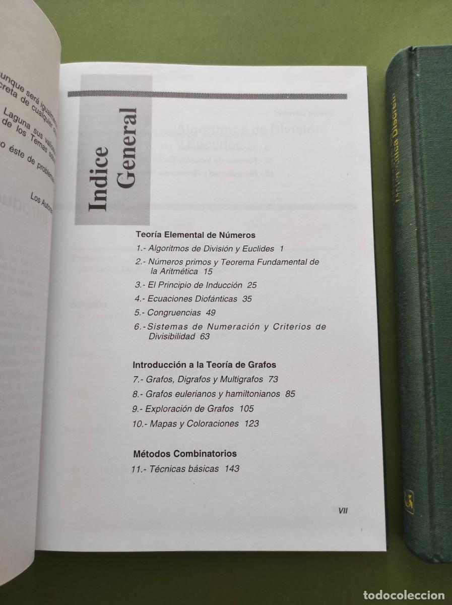 Libros de segunda mano de ciencias: PROBLEMAS DE MATEM&Aacute;TICA DISCRETA - Emilio Bujalance - Foto 6