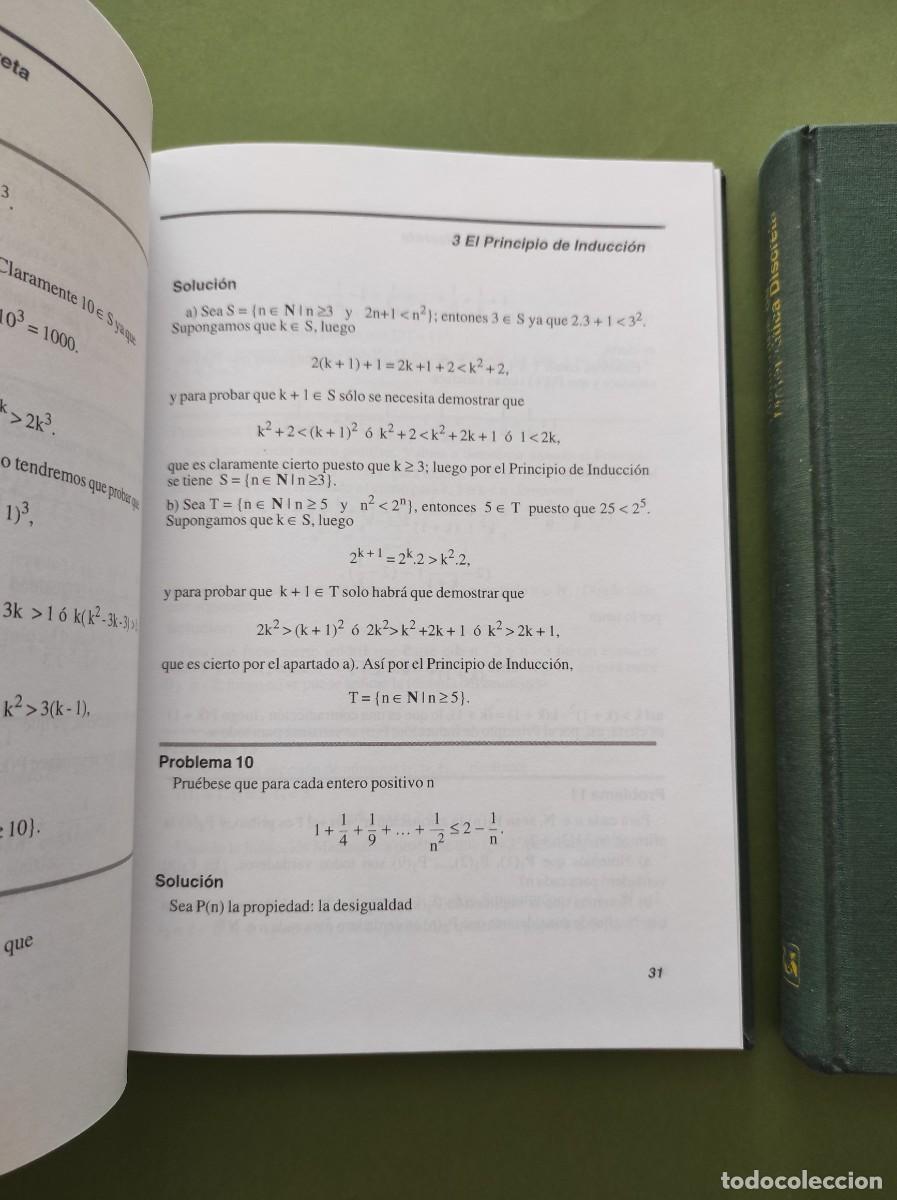 Libros de segunda mano de ciencias: PROBLEMAS DE MATEM&Aacute;TICA DISCRETA - Emilio Bujalance - Foto 7