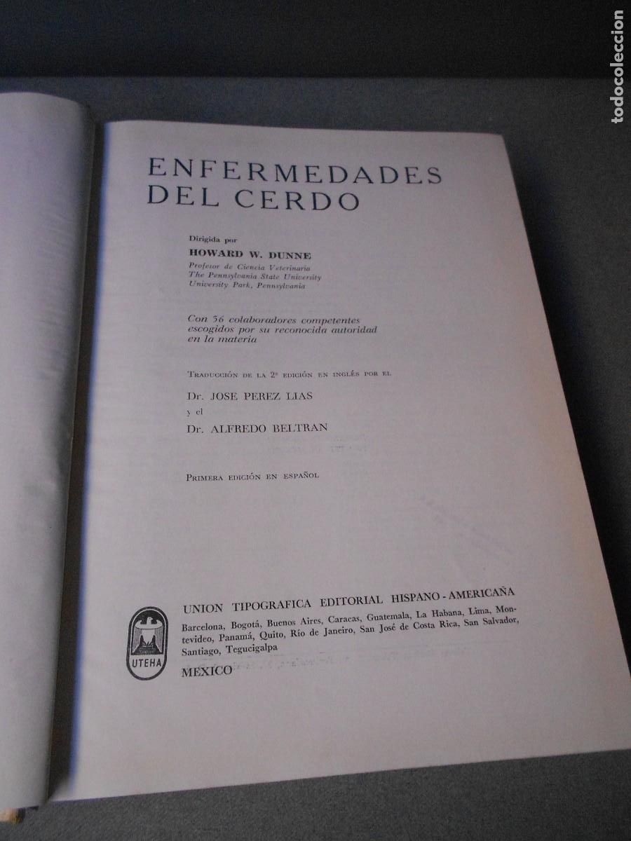 Libros de segunda mano: ENFERMEDADES DEL CERDO - Foto 2