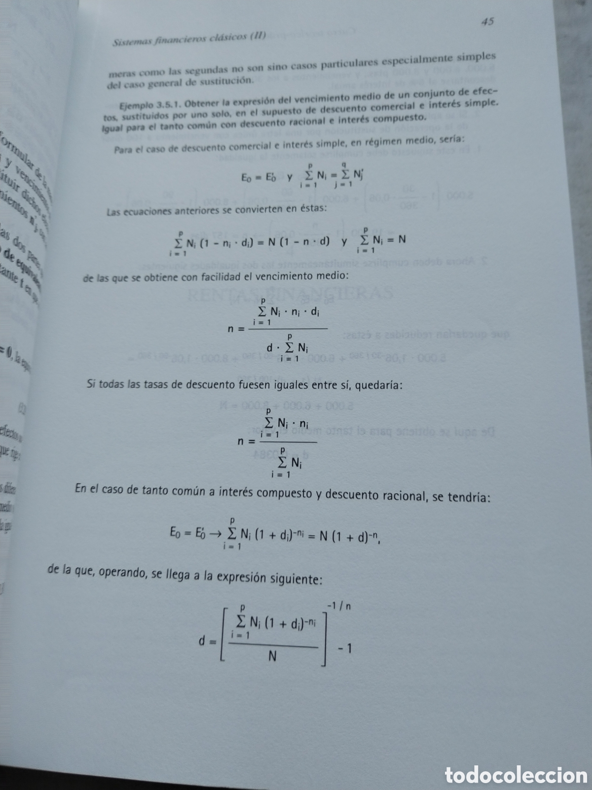 Libros de segunda mano de ciencias: MATEM&Aacute;TICAS FINANCIERAS - Foto 3