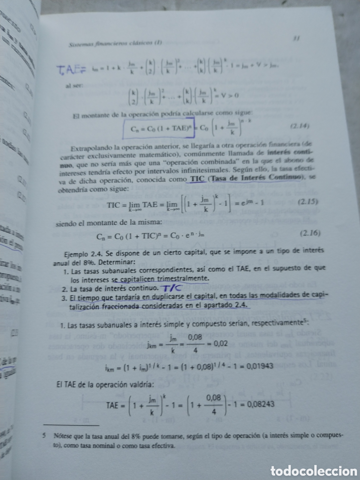 Libros de segunda mano de ciencias: MATEM&Aacute;TICAS FINANCIERAS - Foto 5