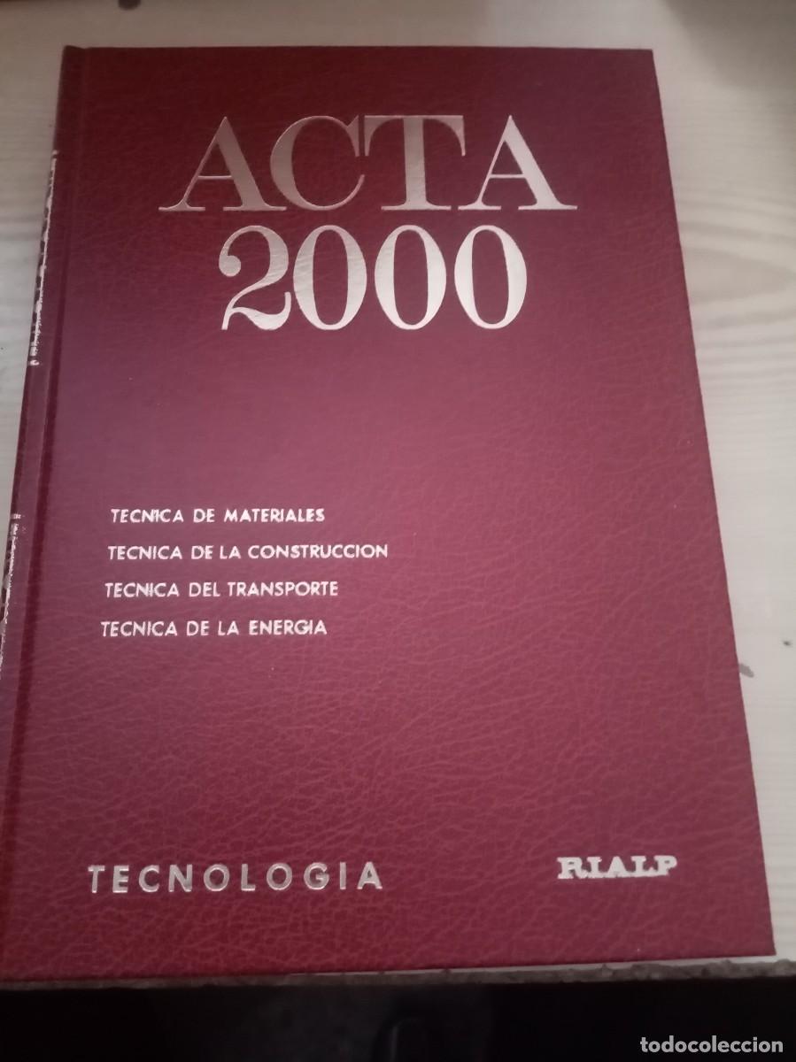Libros de segunda mano de ciencias: ACTA 2000. TECNOLOGIA. . EST26B1 - Foto 1