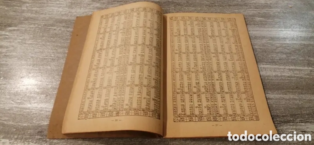 Libros de segunda mano de ciencias: 1946 Artiller&iacute;a Tablas Logaritmicas - Foto 5