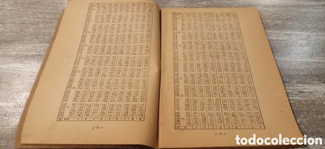 Libros de segunda mano de ciencias: 1946 Artiller&iacute;a Tablas Logaritmicas - Foto 8