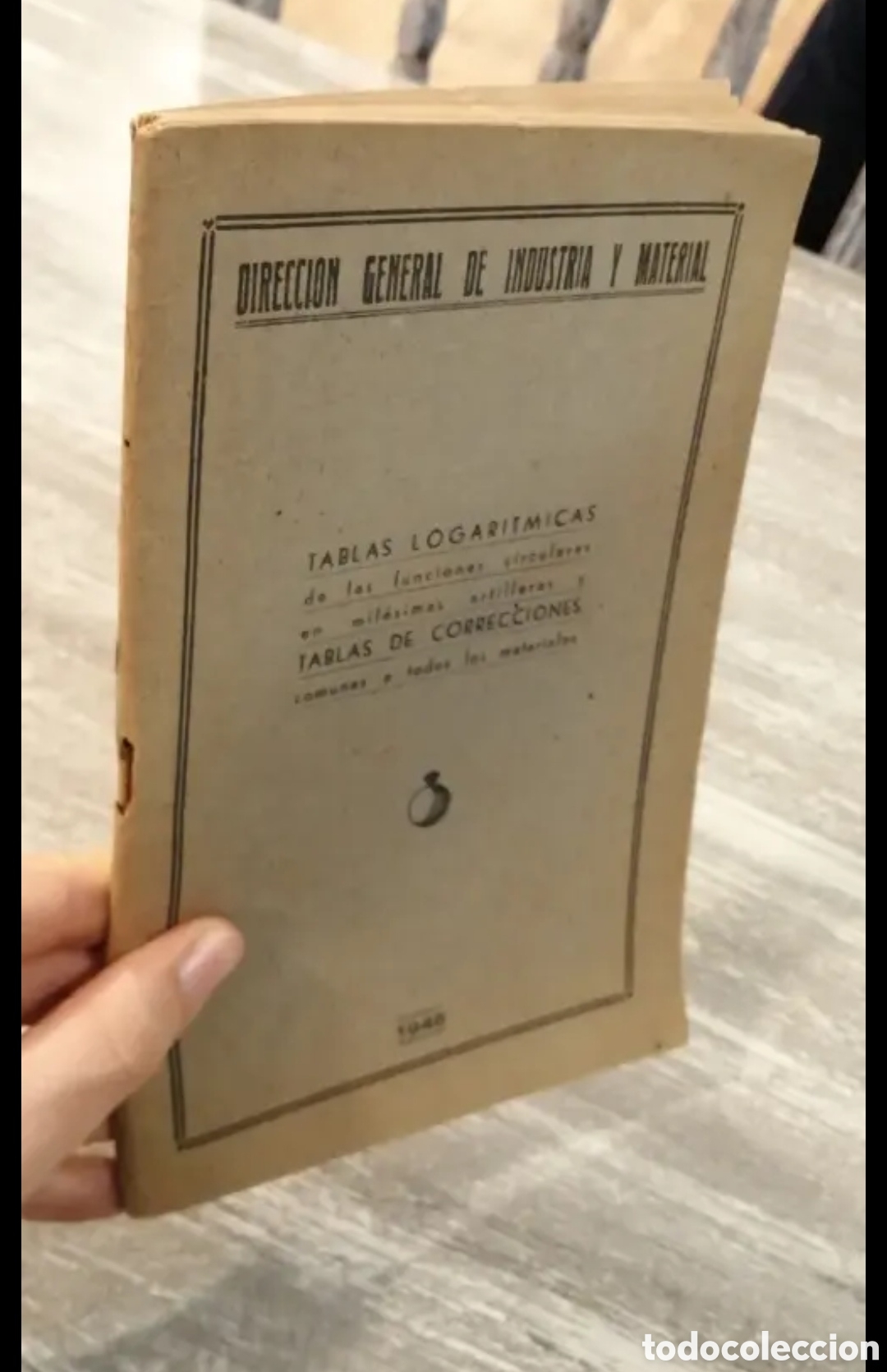 Libros de segunda mano de ciencias: 1946 Artiller&iacute;a Tablas Logaritmicas - Foto 9