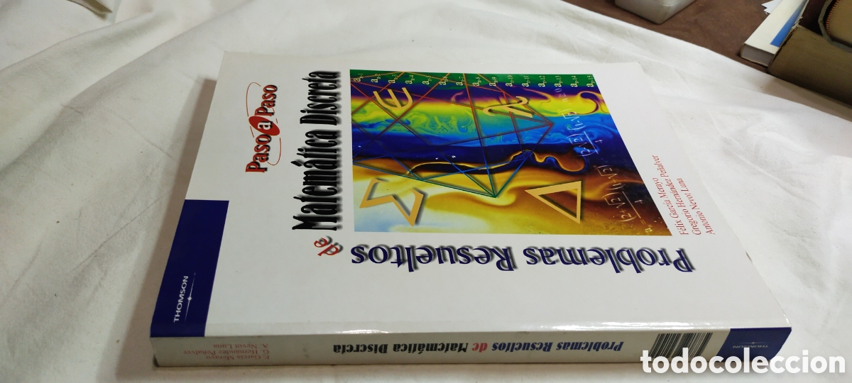 Libros de segunda mano de ciencias: Problemas resueltos de matem&aacute;tica discreta paso a paso. Matem&aacute;ticas. Thomson - Foto 2
