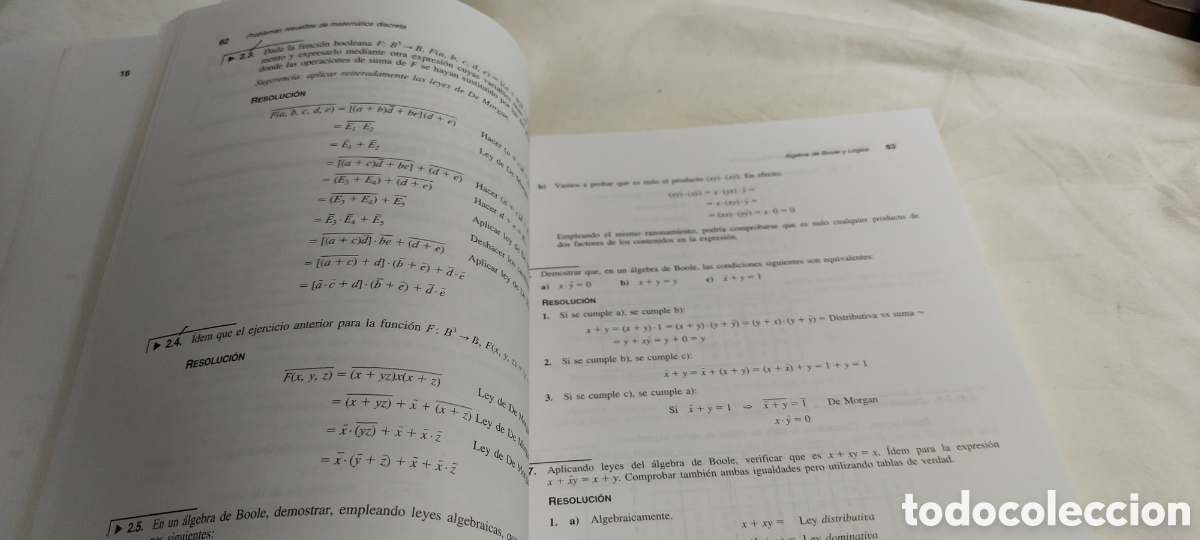Libros de segunda mano de ciencias: Problemas resueltos de matem&aacute;tica discreta paso a paso. Matem&aacute;ticas. Thomson - Foto 7