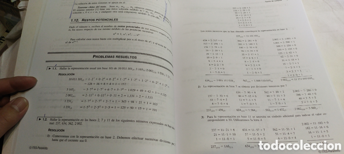 Libros de segunda mano de ciencias: Problemas resueltos de matem&aacute;tica discreta paso a paso. Matem&aacute;ticas. Thomson - Foto 10