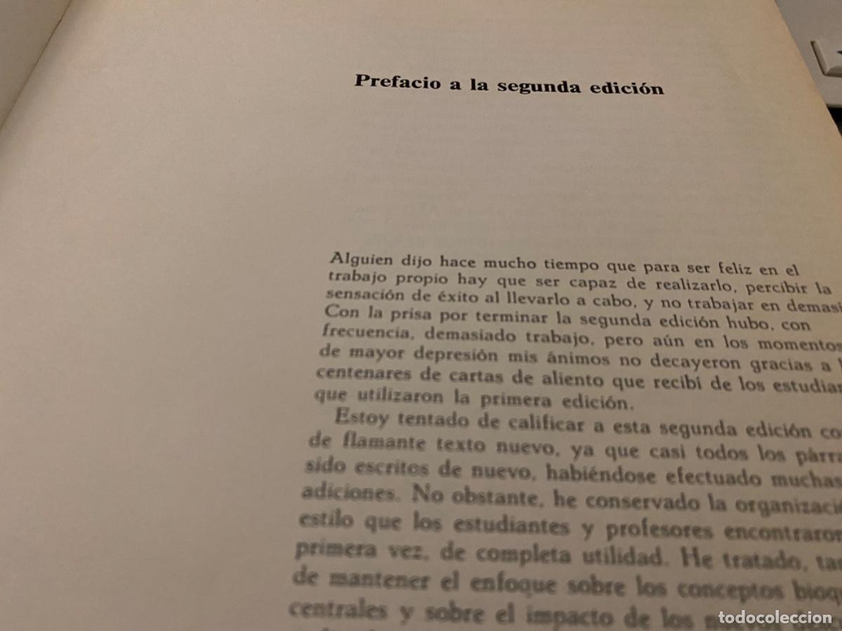Libros de segunda mano de ciencias: BIOQU&Iacute;MICA - LEHNINGER - LAS BASES MOLECULARES DE LA ESTRUCTURA Y FUNCI&Oacute;N CELULAR - OMEGA - Foto 4