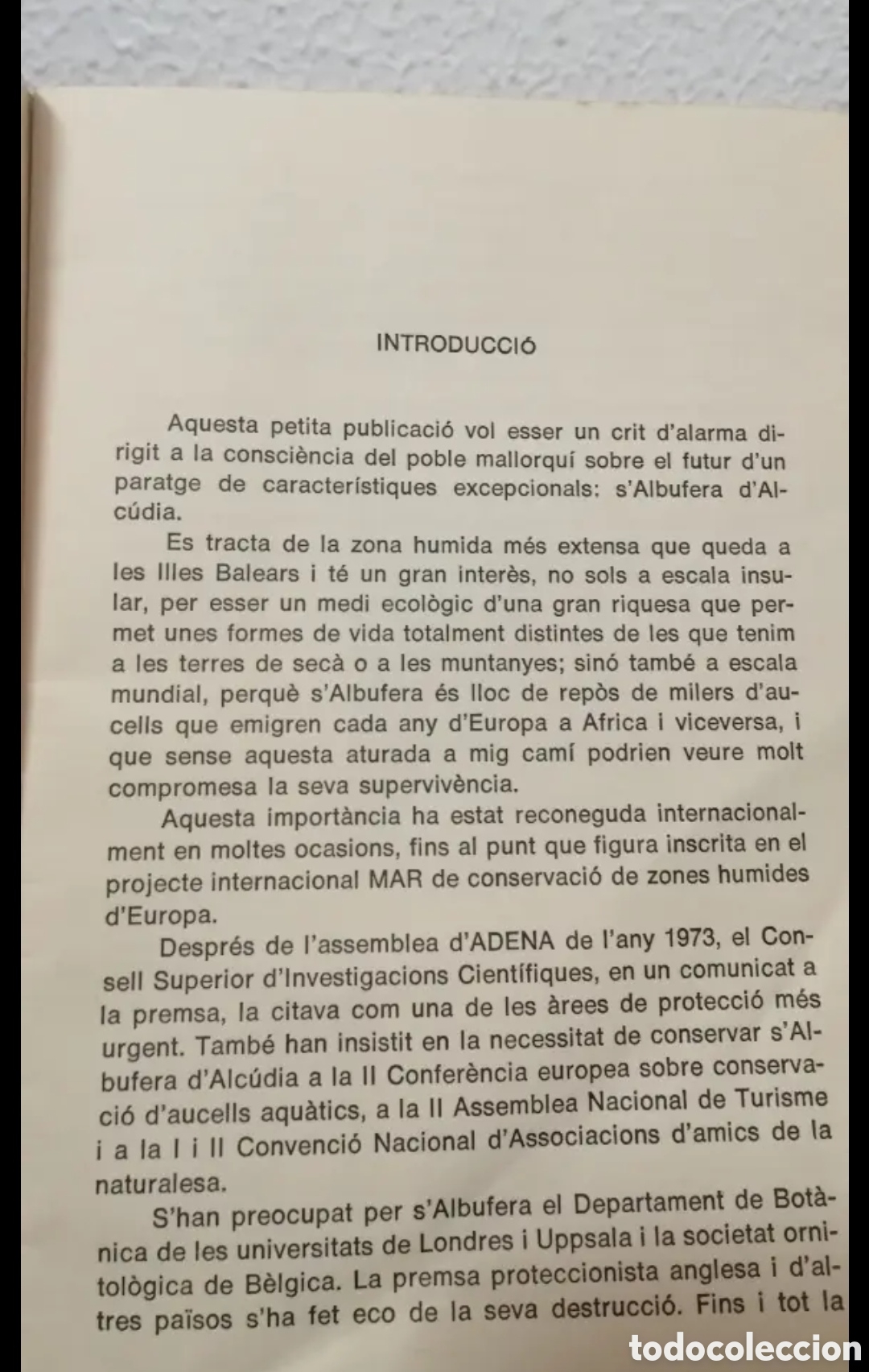 Libros de segunda mano: GOB Per qu&egrave; volem salvar SAlbufera Ecologisme Mallorca - Foto 5