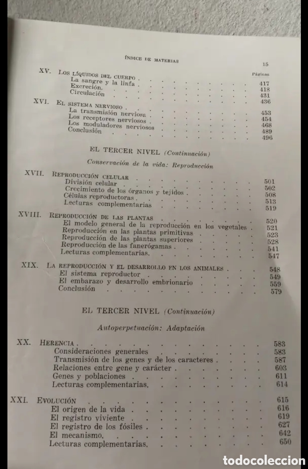 Libros de segunda mano: Biolog&iacute;a. Paul B. Weitz. Ediciones Omega - Foto 8