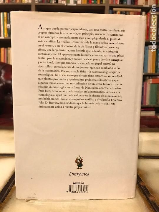 Libros de segunda mano de ciencias: El libro de la nada. John D. Barrow. Cr&iacute;tica, Drakontos - Foto 2