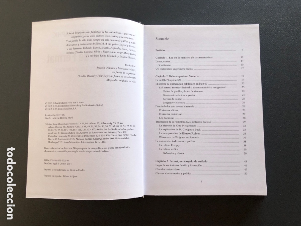 Libros de segunda mano de ciencias: El Enigma de Fermat tres siglos de desaf&iacute;o a la matem&aacute;tica, 2014, Albert Violant - Foto 2