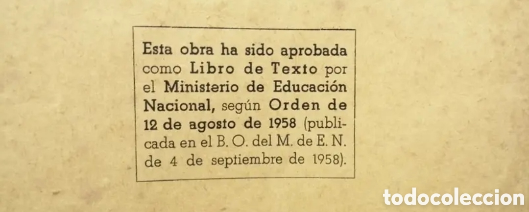 Libros de segunda mano de ciencias: 1958 F&iacute;sica 6 curso Jes&uacute;s Mendiola. - Foto 3