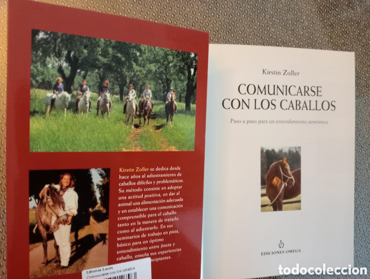 Libros de segunda mano: Comunicarse con los caballos / Kristin Zoller. - Foto 3