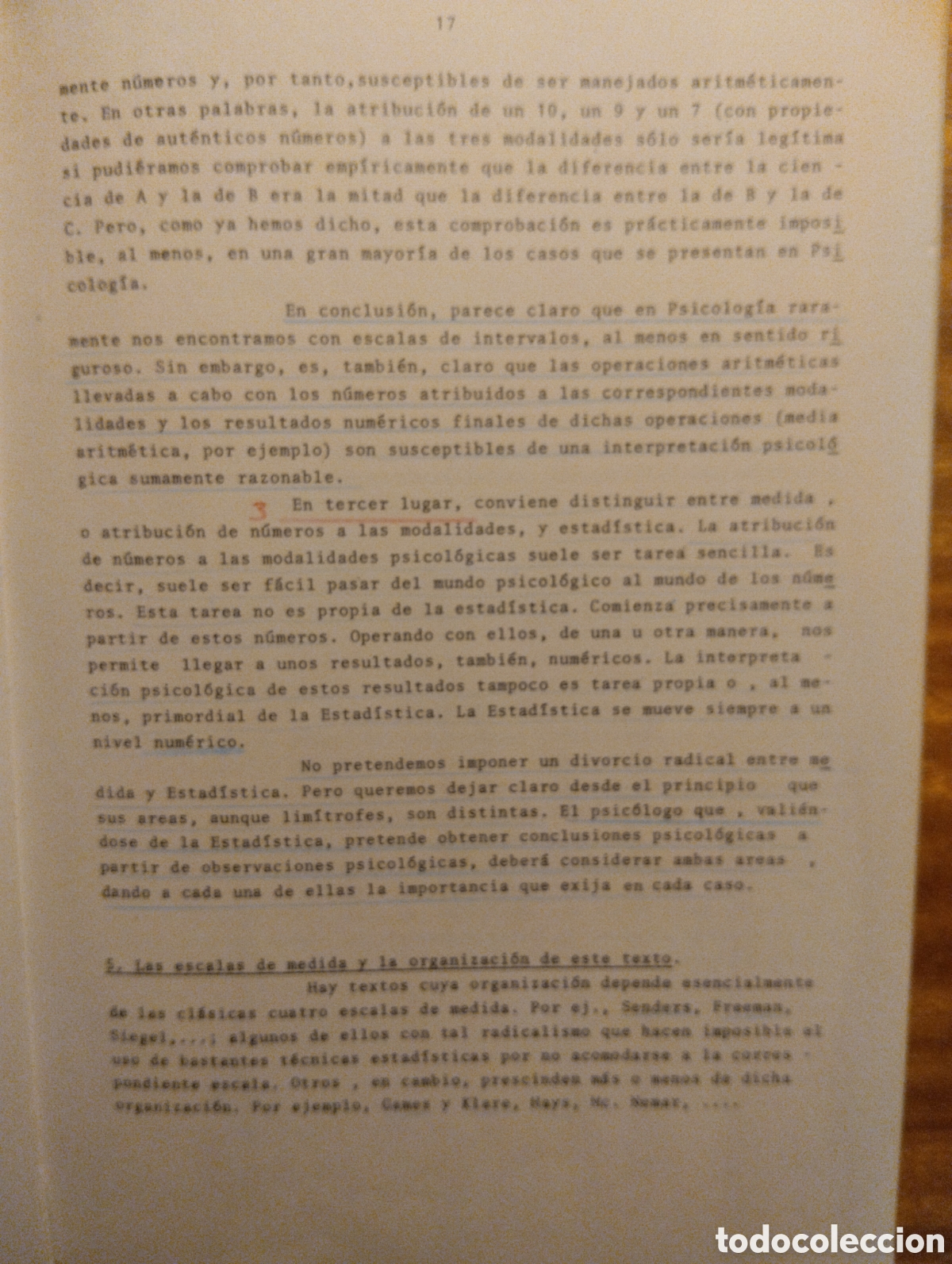 Libros de segunda mano de ciencias: Estad&iacute;stica Descriptiva y Probabilidad Elemental para psic&oacute;logos, Jes&uacute;s Amon - Foto 3