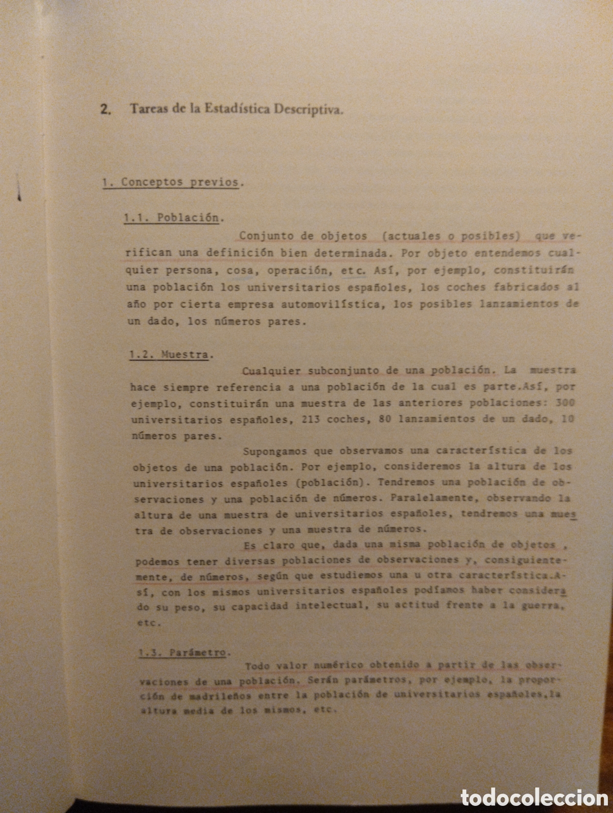Libros de segunda mano de ciencias: Estad&iacute;stica Descriptiva y Probabilidad Elemental para psic&oacute;logos, Jes&uacute;s Amon - Foto 4