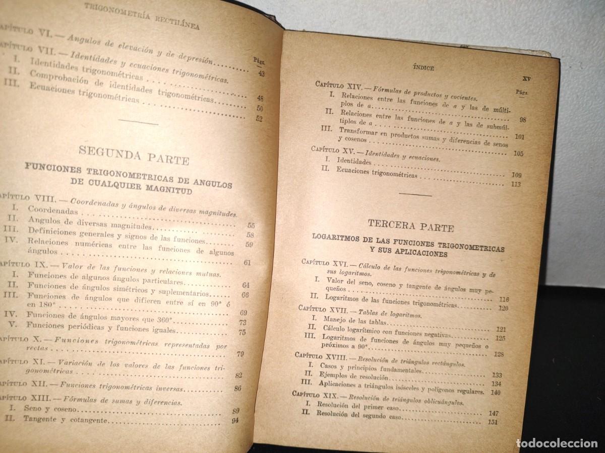 Libros de segunda mano de ciencias: 130- TRIGONOMETR&Iacute;A RECTIL&Iacute;NEA - AGUST&Iacute;N ANFOSSI - 1964 - Foto 6