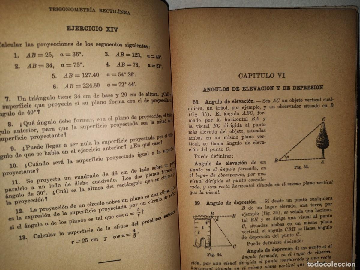 Libros de segunda mano de ciencias: 130- TRIGONOMETR&Iacute;A RECTIL&Iacute;NEA - AGUST&Iacute;N ANFOSSI - 1964 - Foto 8