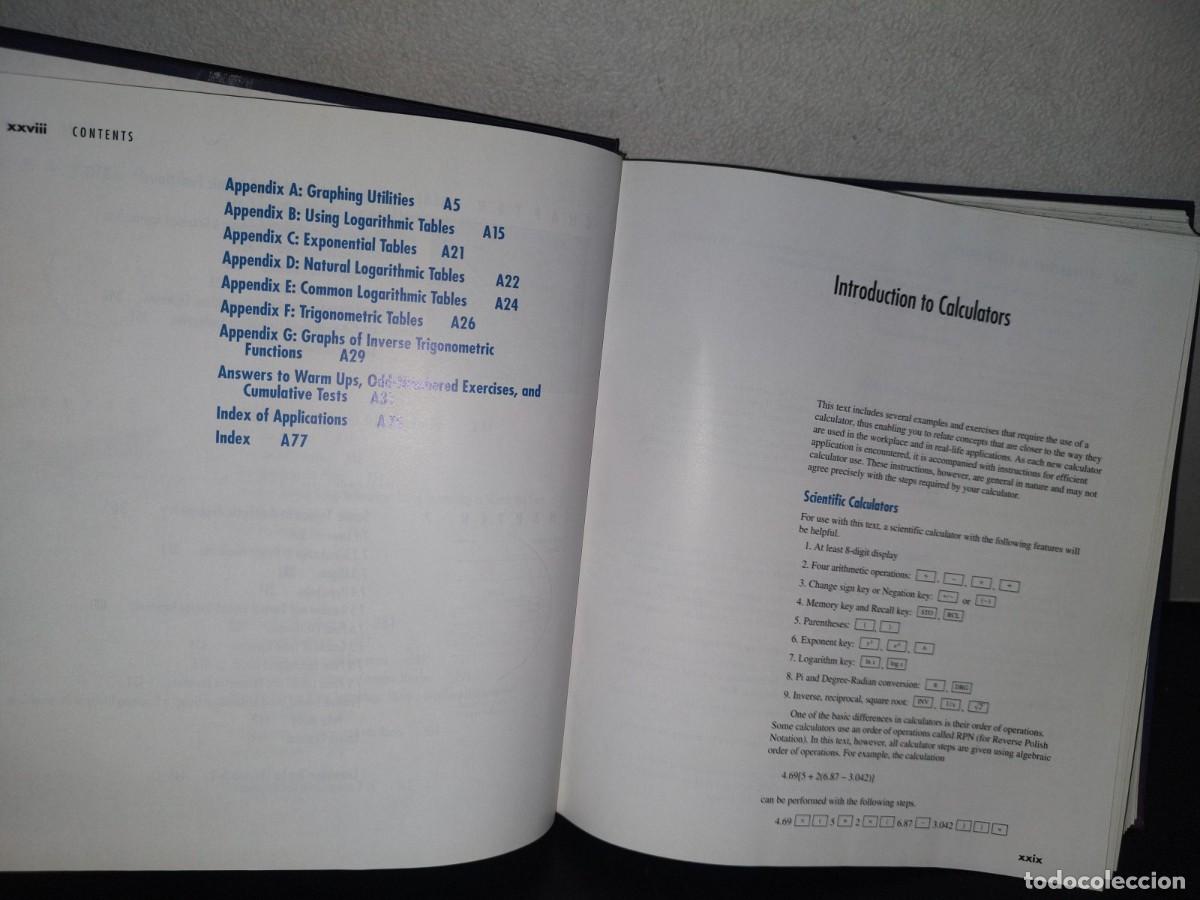 Libros de segunda mano de ciencias: 131- TRIGONOMETRY - ROLAND E. LARSON, ROBERT P. HOSTELER - Foto 8