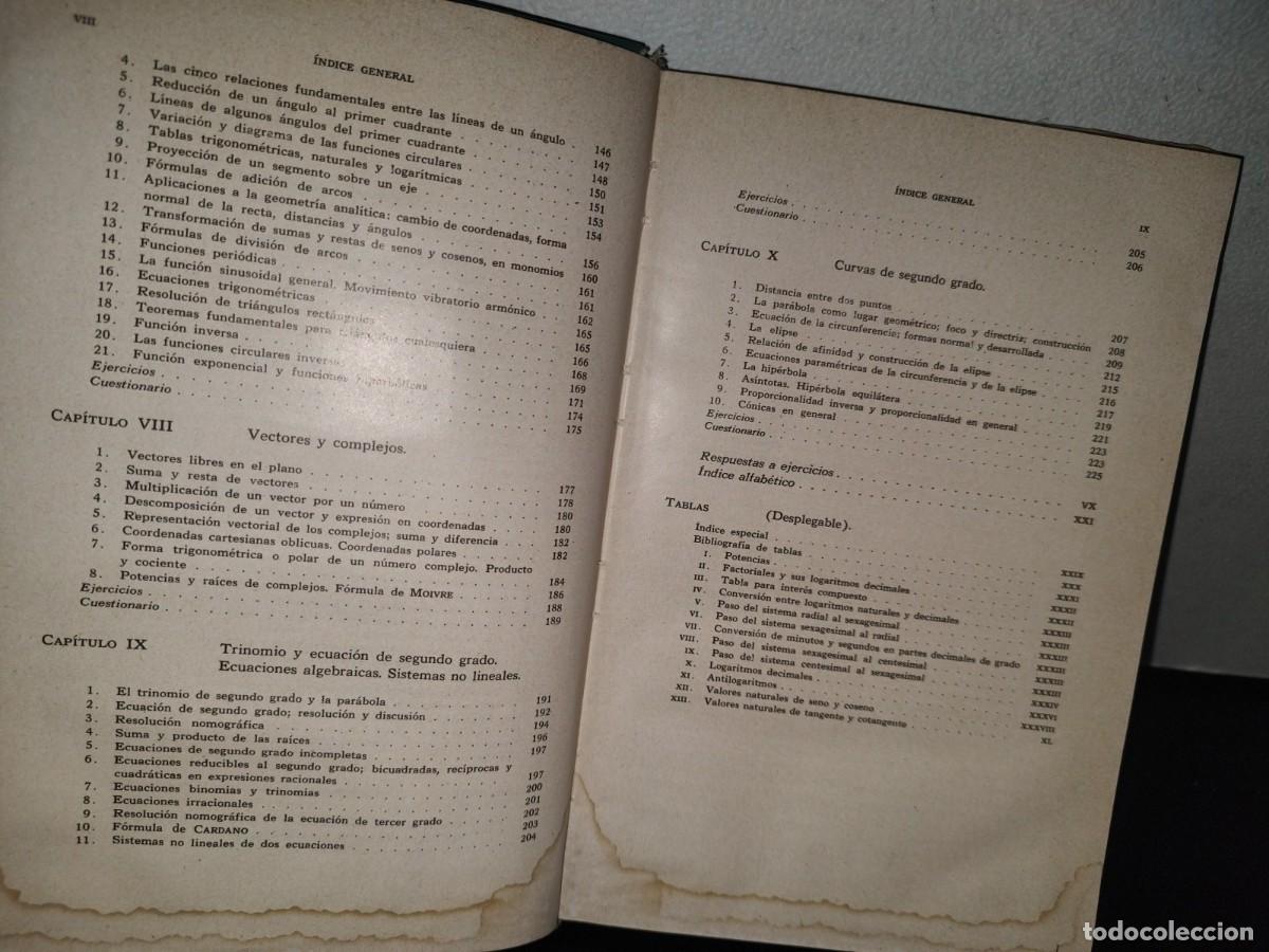Libros de segunda mano de ciencias: 131- MATEM&Aacute;TICA GENERAL. VOLUMEN 1 - C&Eacute;SAR A. TREJO - Foto 5
