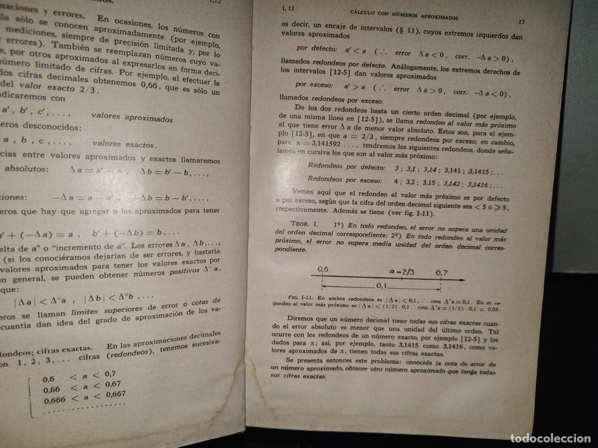 Libros de segunda mano de ciencias: 131- MATEM&Aacute;TICA GENERAL. VOLUMEN 1 - C&Eacute;SAR A. TREJO - Foto 8