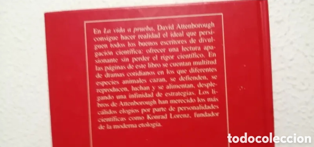 Libros de segunda mano: La vida a prueba. David Attemborough. RBA. Biblioteca de Divulgaci&oacute;n Cient&iacute;fica - Foto 2