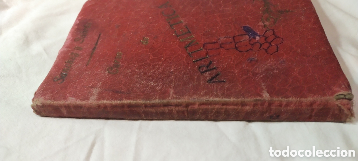 Libros de segunda mano de ciencias: Curso de aritm&eacute;tica. Salamanca 1906 - Foto 2