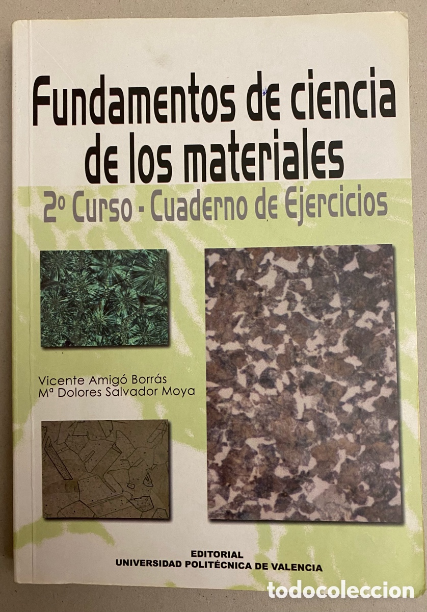 Libros de segunda mano de ciencias: FUNDAMENTOS DE CIENCIA DE LOS MATERIALES. CUADERNO DE EJERCICIOS . INGENIER&Iacute;A. - Foto 1