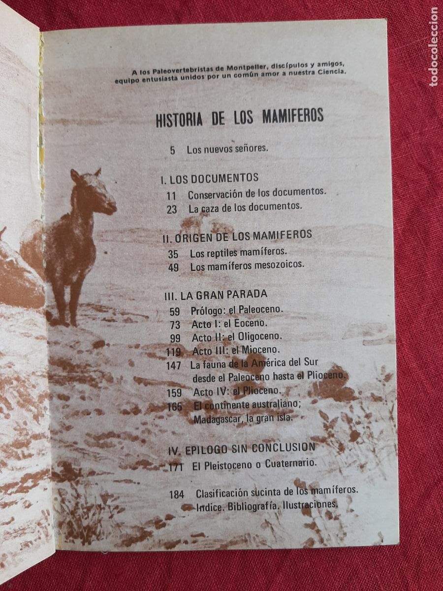 Libros de segunda mano: Historia de los mam&iacute;feros - Lavocat, Ren&eacute; - Foto 3