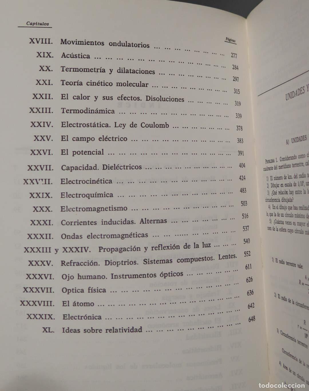 Libros de segunda mano de ciencias: PROBLEMAS DE F&Igrave;SICA. BURBANO DE ERCILLA - Foto 3