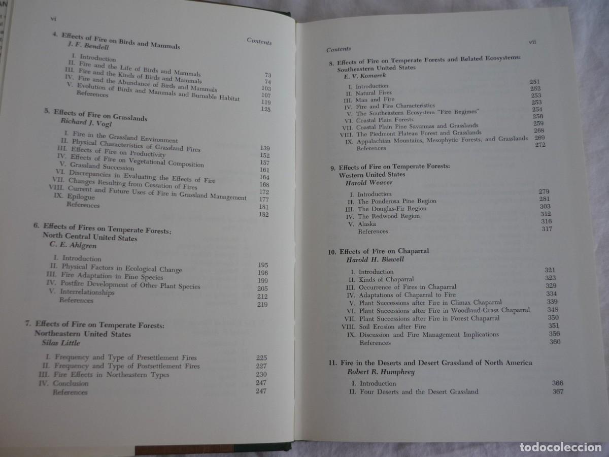 Libros de segunda mano: Fire and Ecosystems 1974, varios autores, en ingl&eacute;s - Foto 8