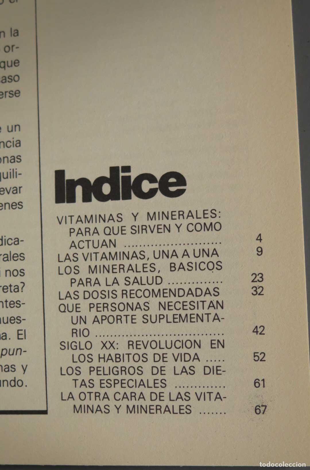 Libros de segunda mano de ciencias: VITAMINAS Y MINERALES - Foto 2