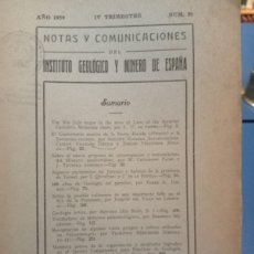 Libri di seconda mano: NOTAS Y COMUNICACIONES DEL IGME. 1959. MINAS, MINERALES, MINERÍA, GEOLOGÍA