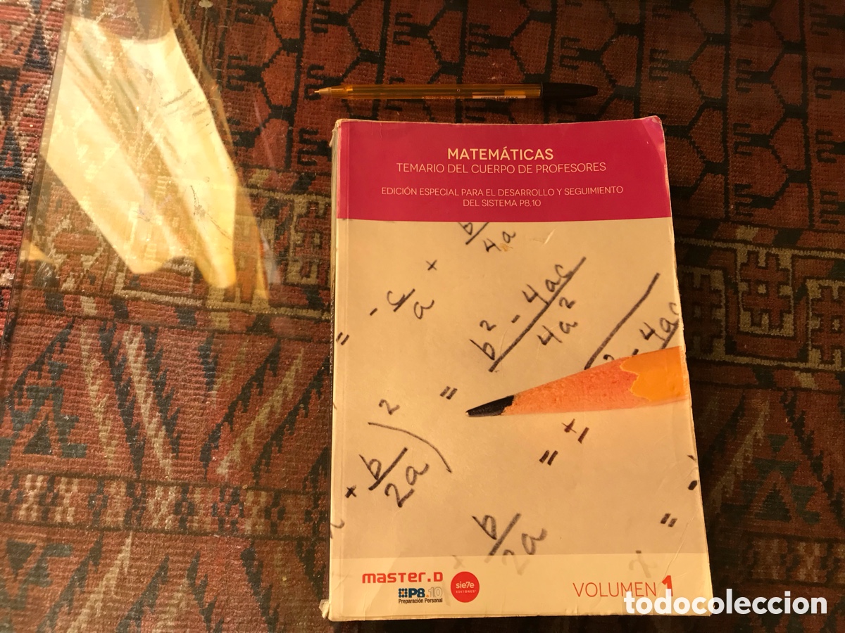 Gebrauchte B&uuml;cher der Wissenschaften: Matem&aacute;ticas. Temario del cuerpo de profesores. Volumen 1. Mad 2012. Dif&iacute;cil