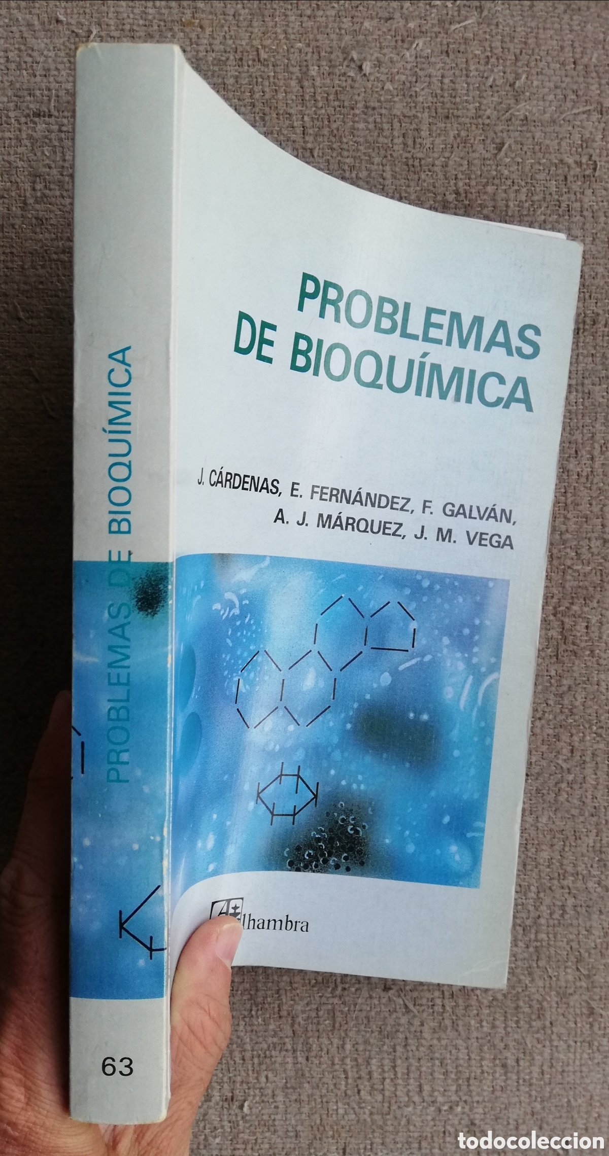 Libros de segunda mano de ciencias: Problemas de bioqu&iacute;mica. J. C&aacute;rdenas, E. Fern&aacute;ndez, Galvan. - Foto 2
