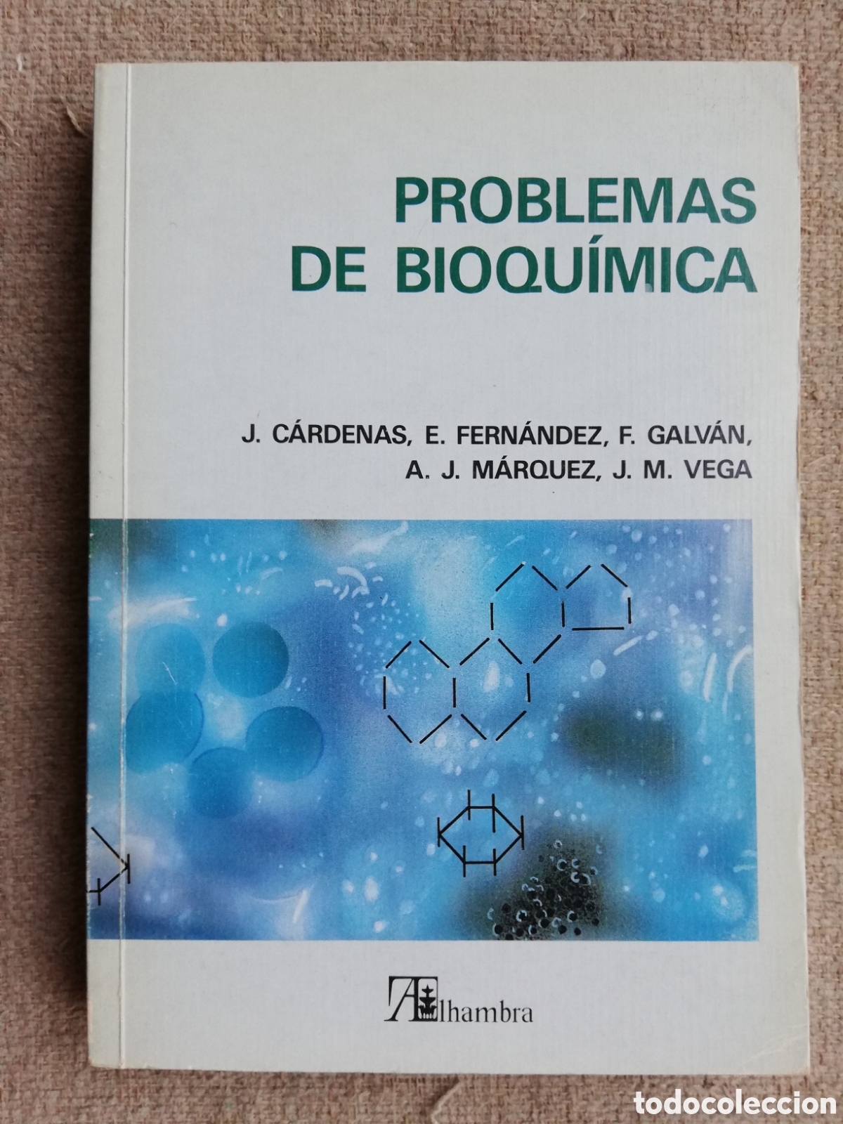 Libros de segunda mano de ciencias: Problemas de bioqu&iacute;mica. J. C&aacute;rdenas, E. Fern&aacute;ndez, Galvan. - Foto 1