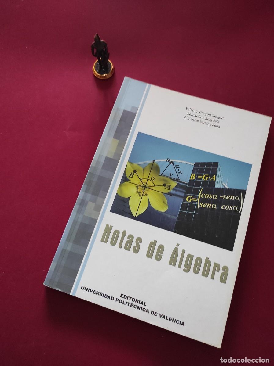 Libros de segunda mano de ciencias: NOTAS DE ALGEBRA - Gregori / Roig / Sapena - Foto 1