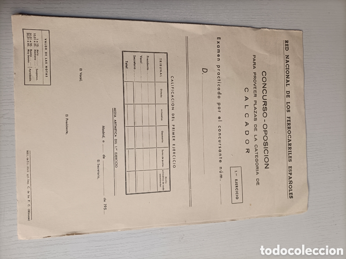 Libros de segunda mano de ciencias: Ferrocarriles espa&ntilde;oles concurso oposici&oacute;n . Trenes - Foto 3