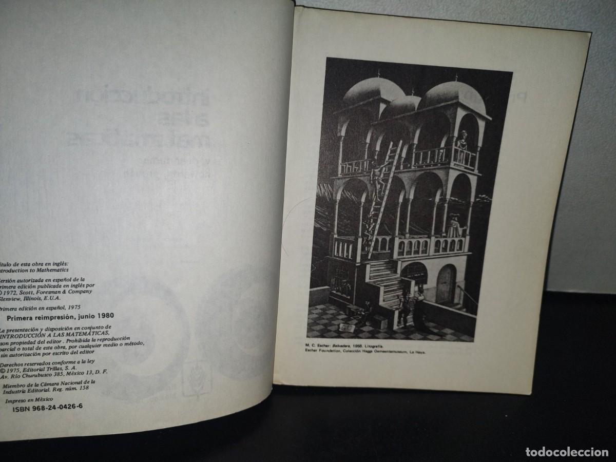 Libros de segunda mano de ciencias: 94- INTRODUCCI&Oacute;N A LAS MATEM&Aacute;TICAS - V. DEAN TURNER - Foto 4
