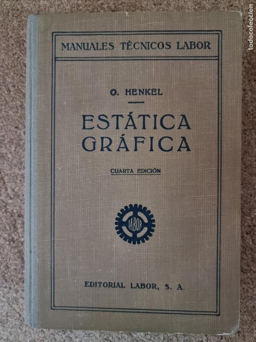 Libros de segunda mano de ciencias: Estatica Grafica.Henkel.Editorial Labor - Foto 1