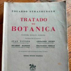 Libros de segunda mano: TRATADO DE BOTÁNICA POR EDUARDO STRASBURGER VIGÉSIMA EDICIÓN ALEMANA 1943