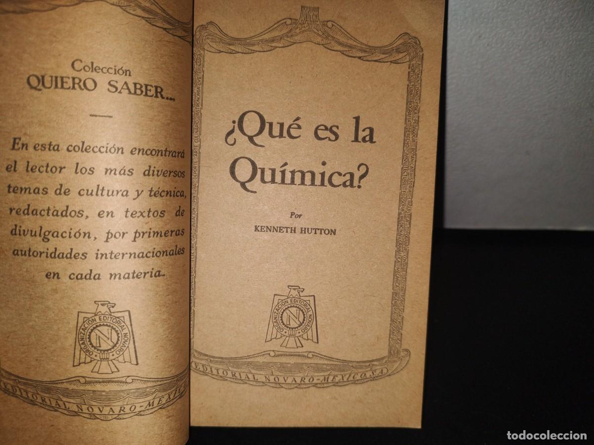Libros de segunda mano de ciencias: 95- LA QU&Iacute;MICA EN EL MUNDO MODERNO - KENNETH HUTTON - Foto 3