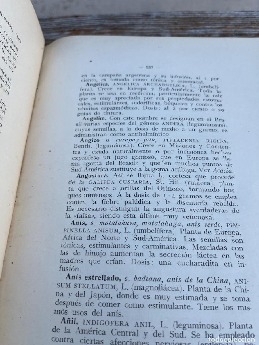 Libros de segunda mano: Plantas Medicinales( extranjeras e indigenas) - Foto 7