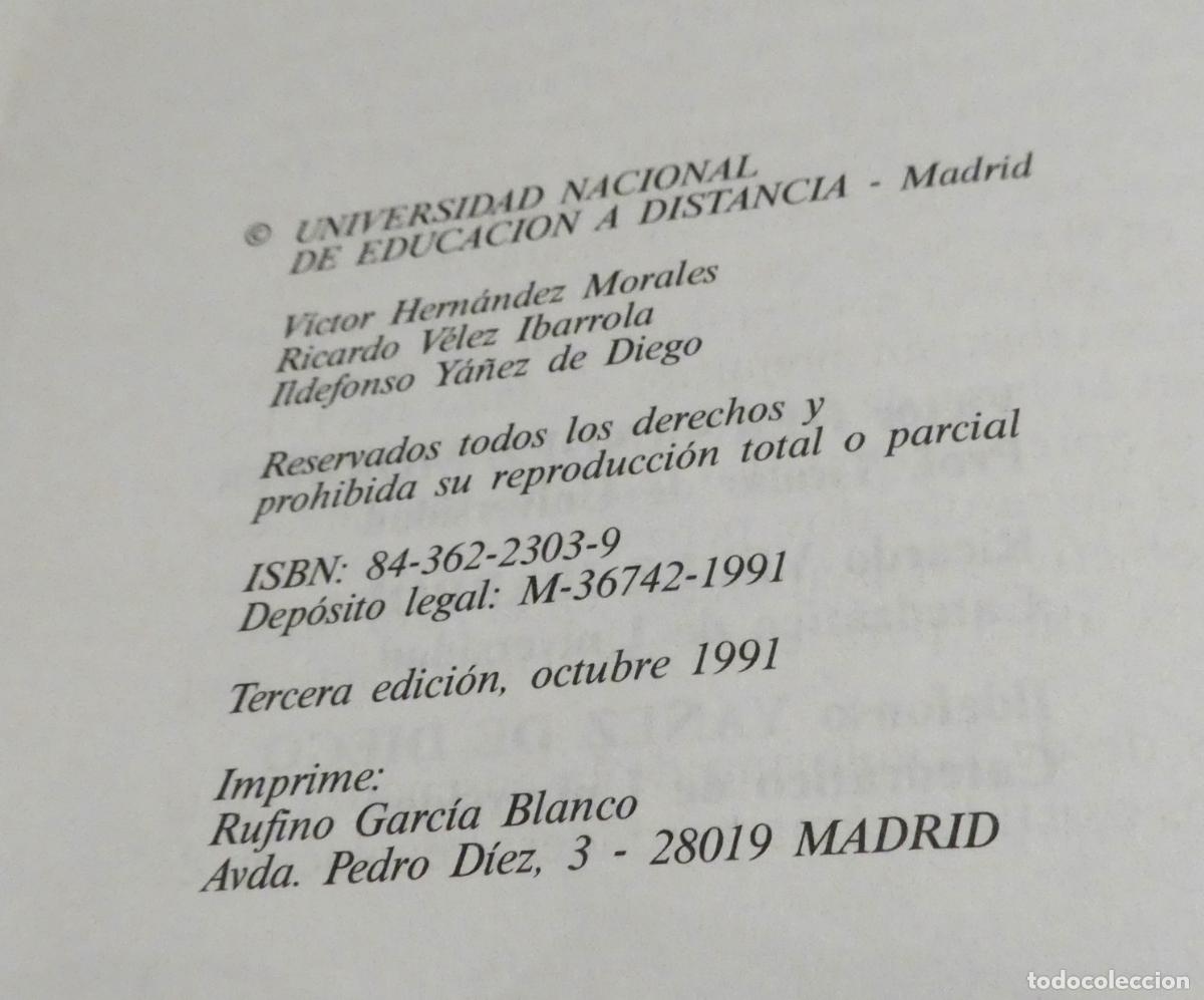 Libros de segunda mano de ciencias: MATEM&Aacute;TICAS B&Aacute;SICAS, CURSO DE ACCESO DIRECTO A LA UNED 1991 - Foto 2